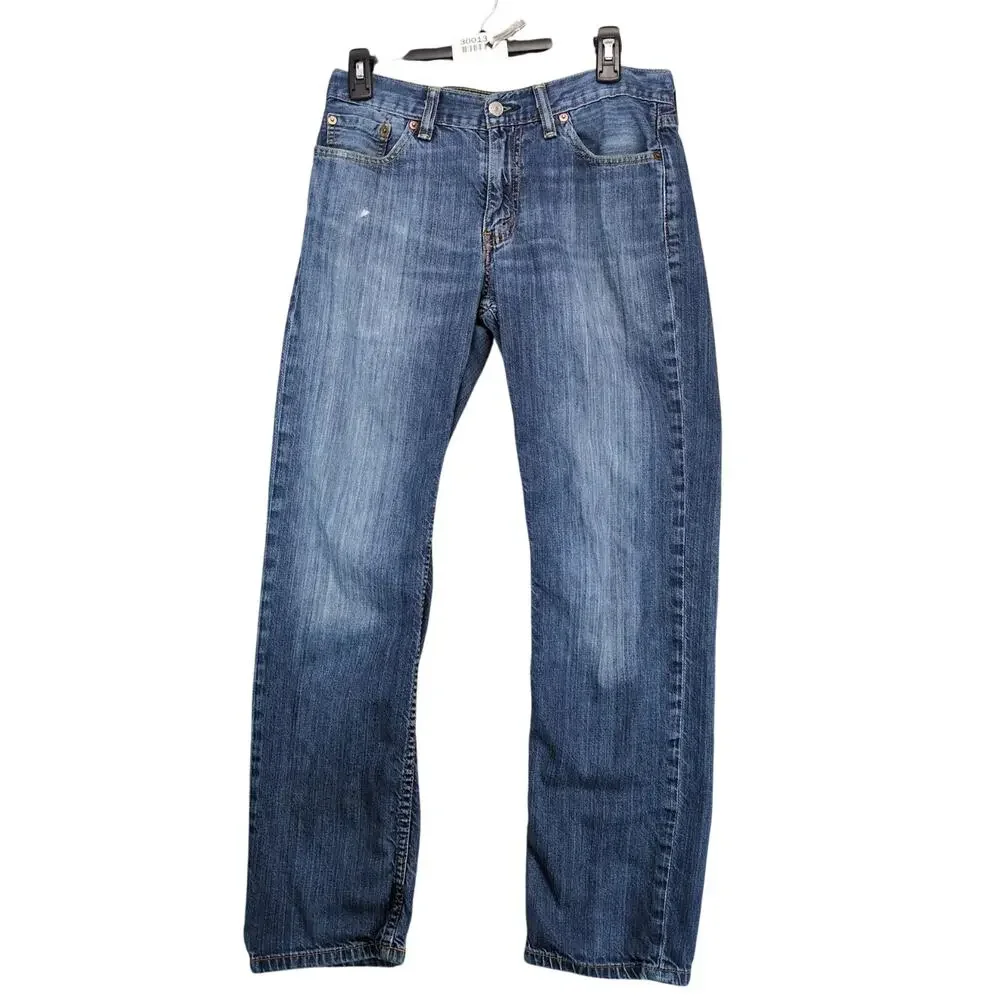 Levi's 514 Straight Fit Jeans‎ Men's 30x29 Medium Wash 100% Cotton Low-Rise 2016